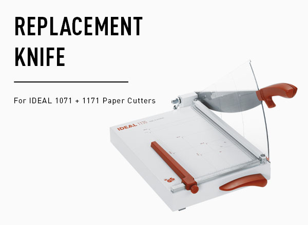 Replacement knife kit for the 1071 & 1171 paper cutters