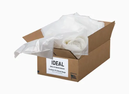 Image of a box of ideal shredder bags