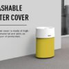 Yellow sleeve washable filter cover